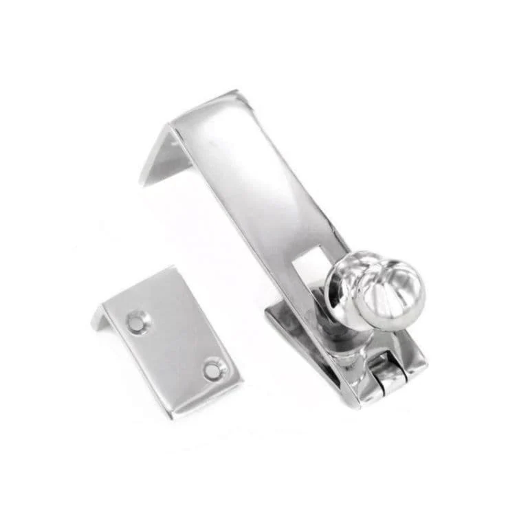 Securit Chrome Counterflap catch - 83mm
