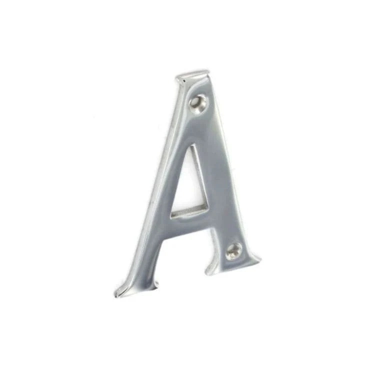 Securit Chrome Letter 75mm - A