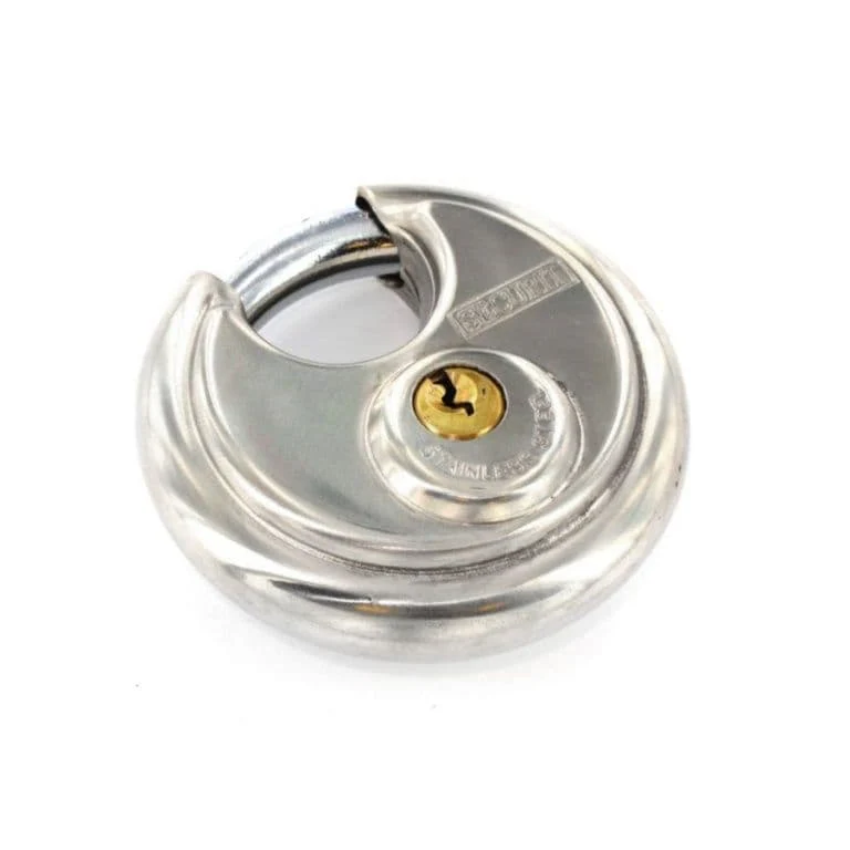 Securit Discus Padlock Stainless Steel - 90mm