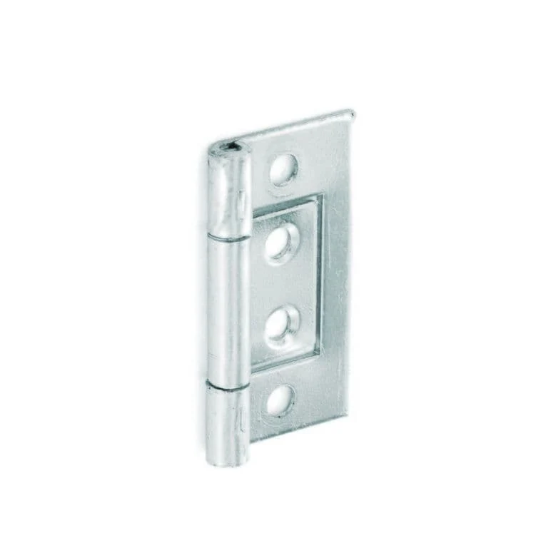 Securit Flush Hinges Zinc Plated (Pair) - 50mm