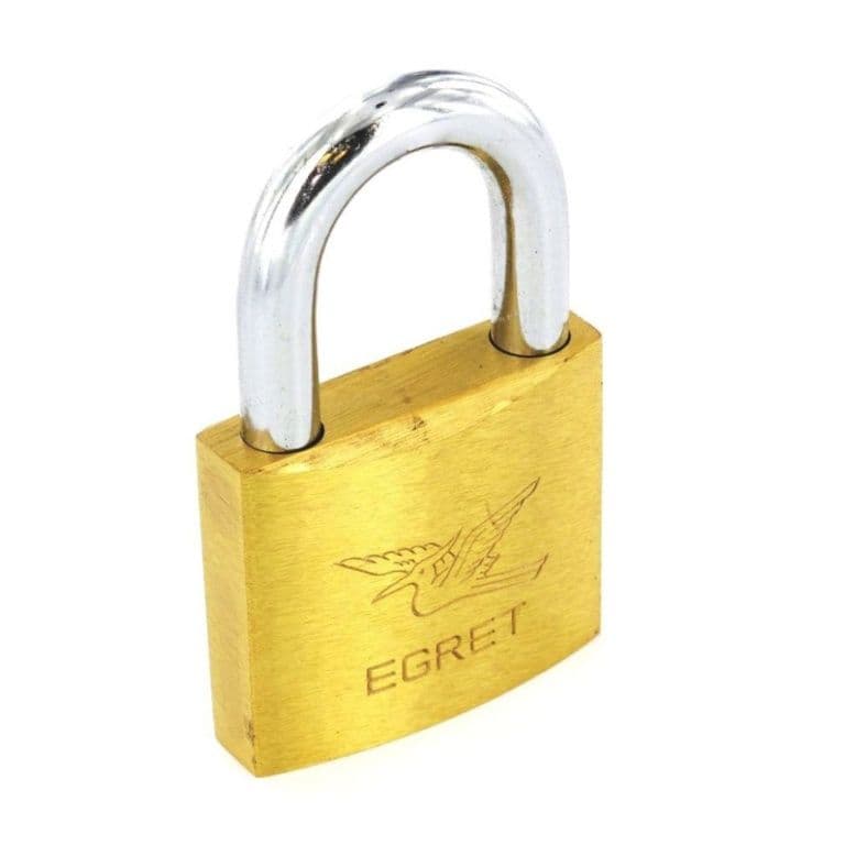 Securit Keyed Alike Padlock Brass Pk 4 - 40mm