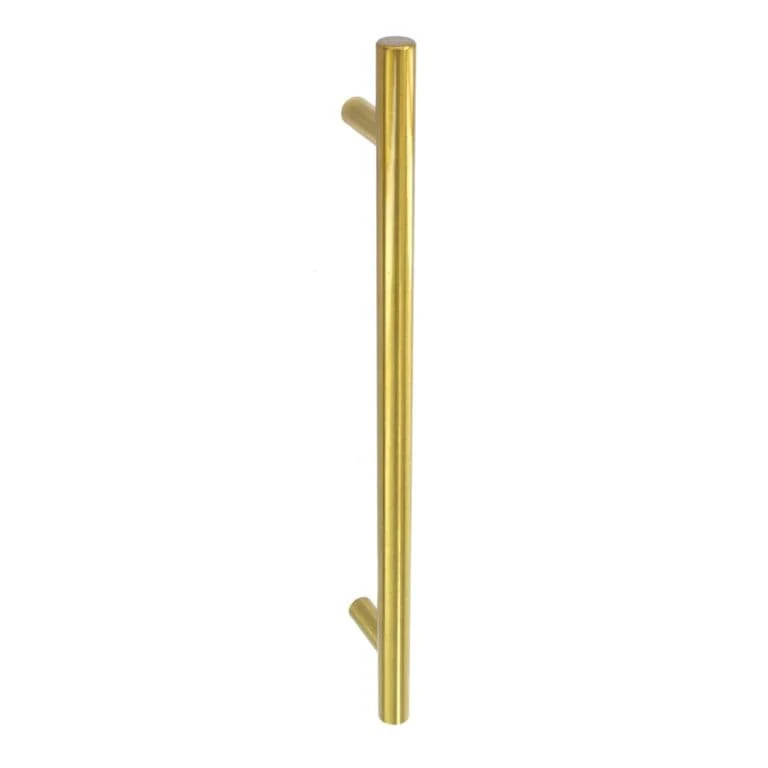 Securit Plain Bar Handle Satin Brass - 96mm