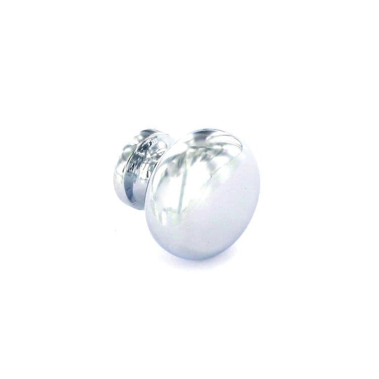 Securit Round Knobs Chrome Plated - 30mm Pack 6