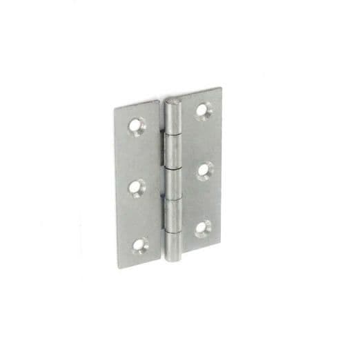 Securit Steel Butt Hinges Self Colour - 65mm Pack 20
