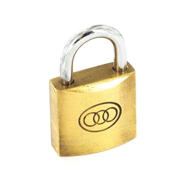 Securit Tricircle Brass Padlock - 63mm