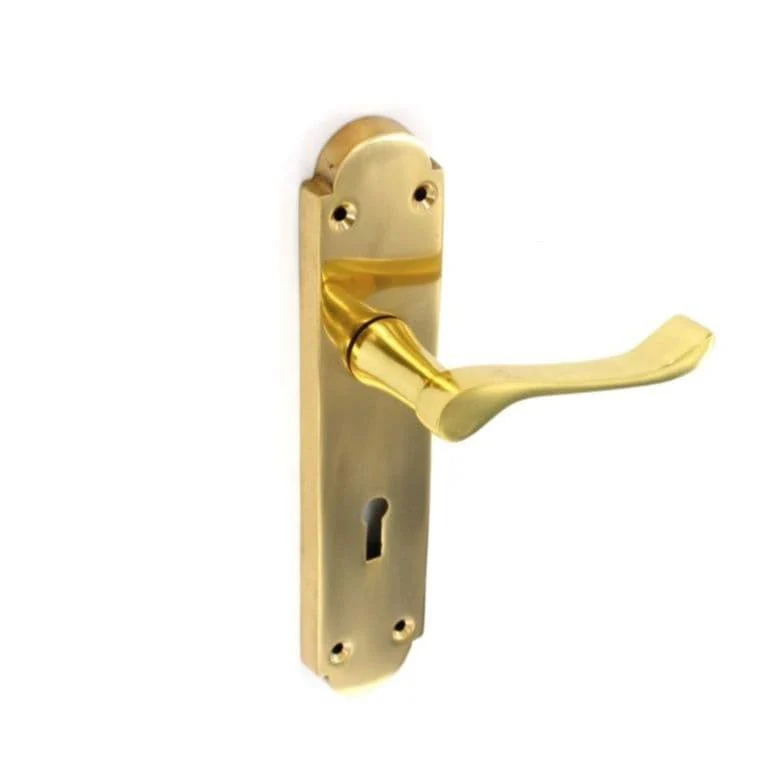 Securit Victorian Regency Lock Handles (Pair) - 200mm