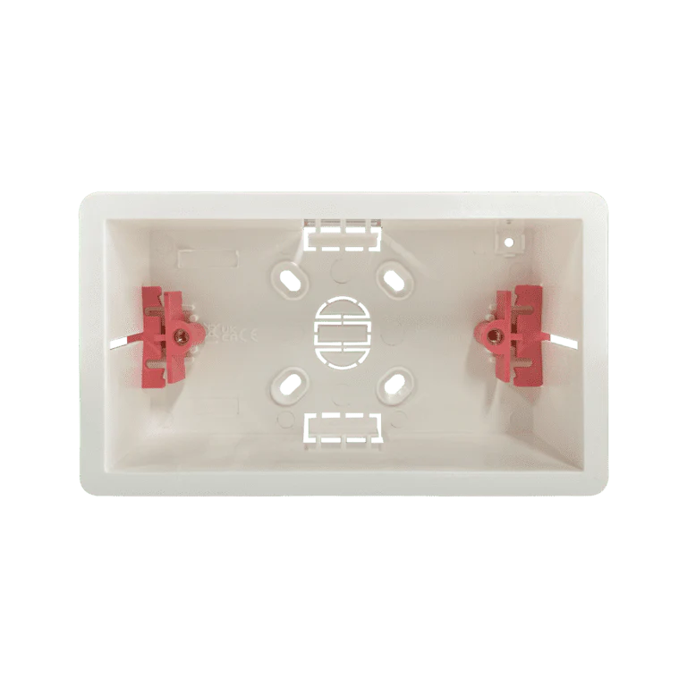 Securlec 2 Gang Dry Lining Box - 47mm Deep