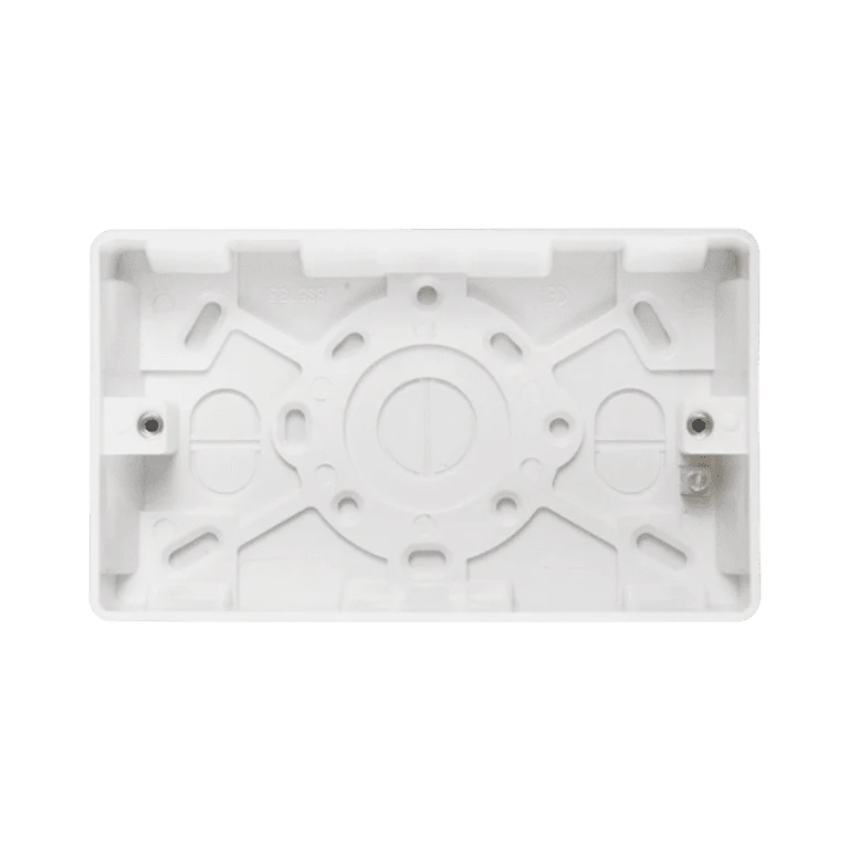 Securlec 2 Gang Pattress Box - 35mm