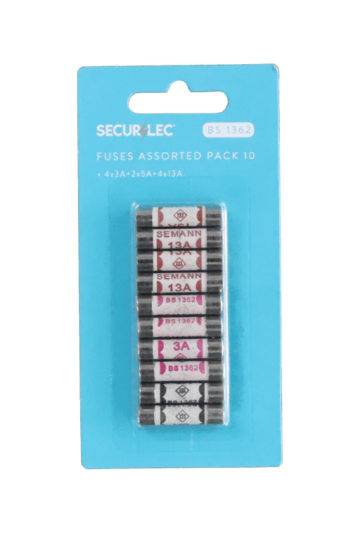 Securlec Plug Fuses - 3,5 &13A Pack 10