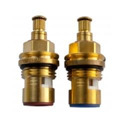 Securplumb Ceramic Tap Glands Pair - 8.0mm