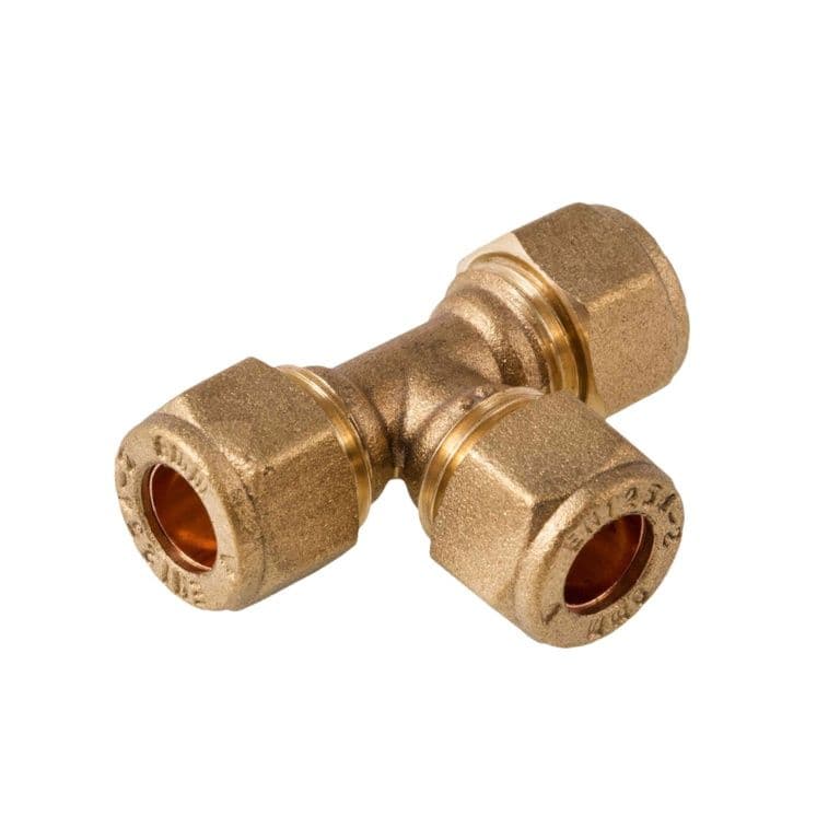 Securplumb Compression Elbow Tee - 10mm