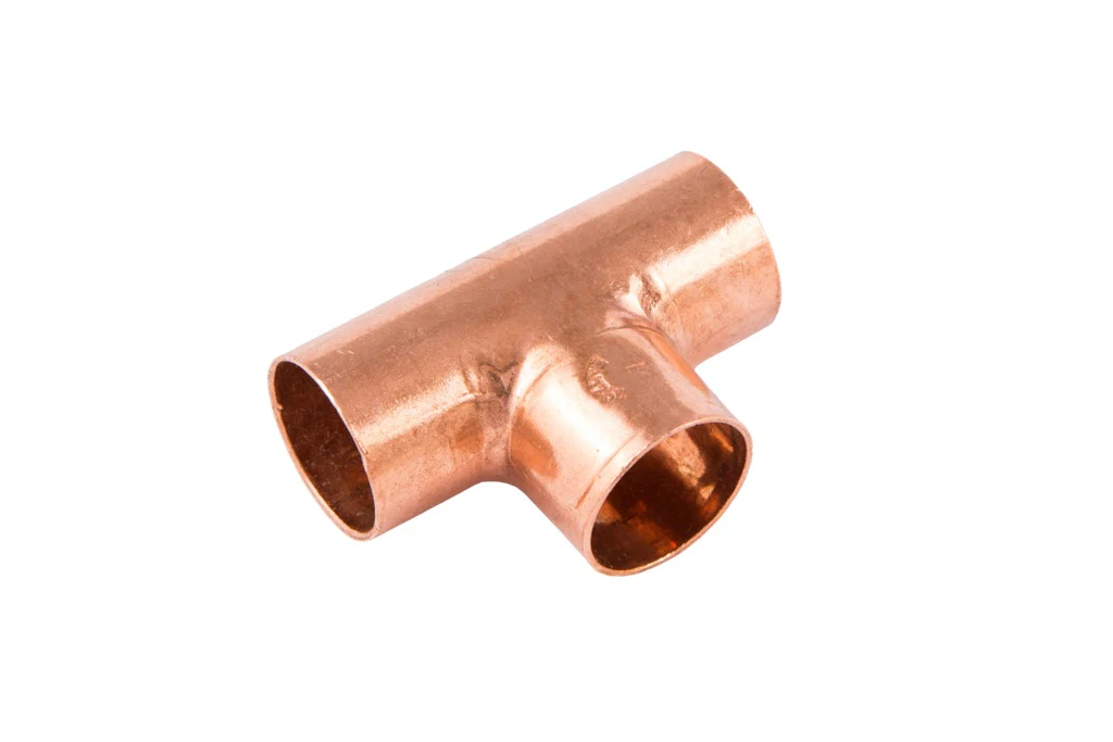 Securplumb WRAS Equal Tee End Feed - 10mm Pack 10