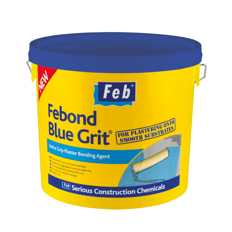 Sika Febond Blue Grit Plasterers Grip Coat - 5L