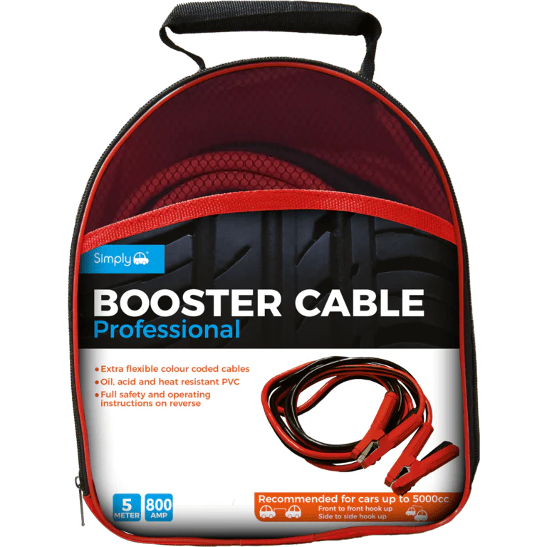 Simply Brand's Professional Jump Leads - 800amp x 5m