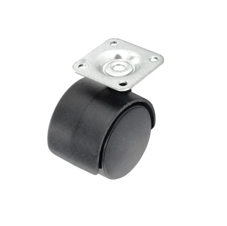 Smiths Ironmongery Twin Wheel Castor Socket Fix - 40mm