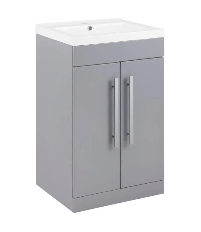 SP Avalon 2 Door Grey Basin Unit - 500mm