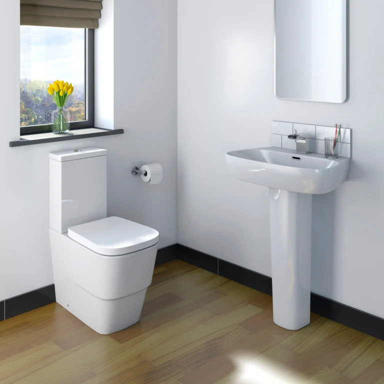 SP Eco Edge Close Coupled Cistern - W: 280mm H: 400mm D: 150mm