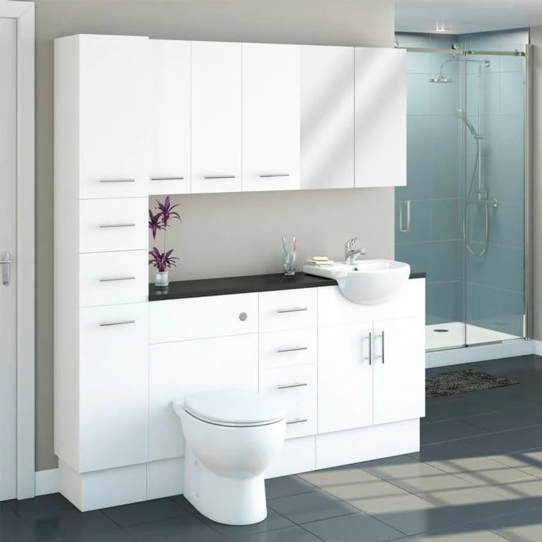 SP Rydal Modular Gloss White Plinth - 2400mm