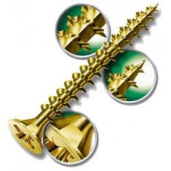 Spax CSK YP Pozi Screw Craft Pack - Box 100 5mm X 70mm