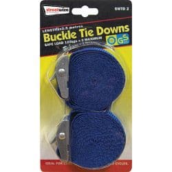 Streetwize Buckle Strap Tie Downs - 2 x 2.5m