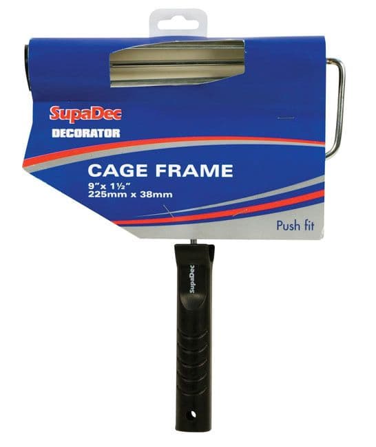 SupaDec Roller Frame with Plastic Handle - 9" x 1.5" / 225mm x 38mm
