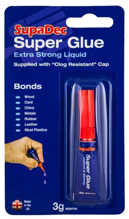 SupaDec Super Glue - 3g Extra Strong Liquid