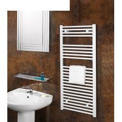 SupaPlumb White Straight Towel Rail - 500 X 1200mm