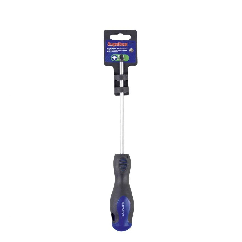 SupaTool Pozi Head Soft Grip Handle - 150mm x No.2