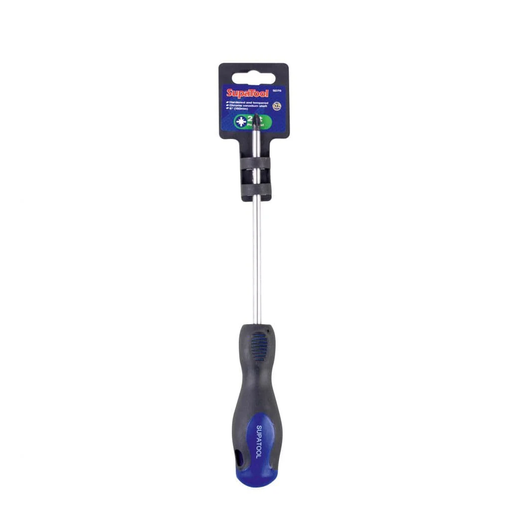SupaTool Slotted Head Soft Grip Handle - 150mm x Slotted