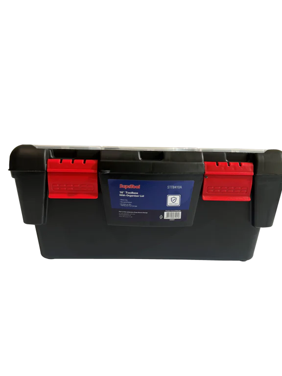 SupaTool Toolbox With Organiser Lid - 16"