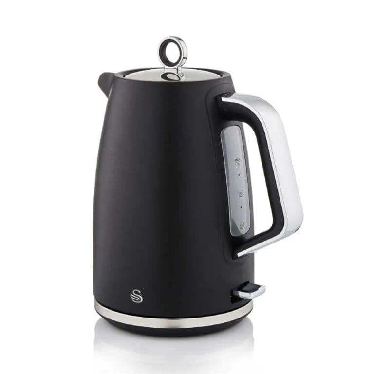 Swan Serenity Black Kettle - 1.7L