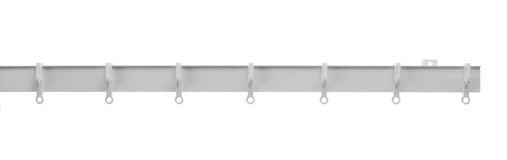 Swish Aluglyde White Track Complete With Fittings - 275cm