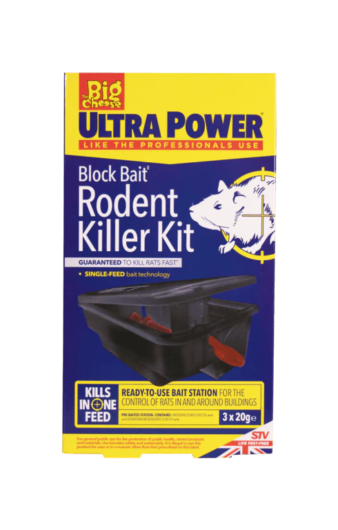 The Big Cheese Ultra Power Block Bait Rodent Killer Kit