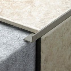 Tile Rite L Shape Grey Tile Trim - 2.44m x 10mm