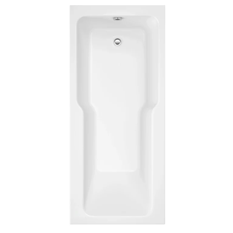 Trojan Evolve Straight Shower Bath - 1700mm