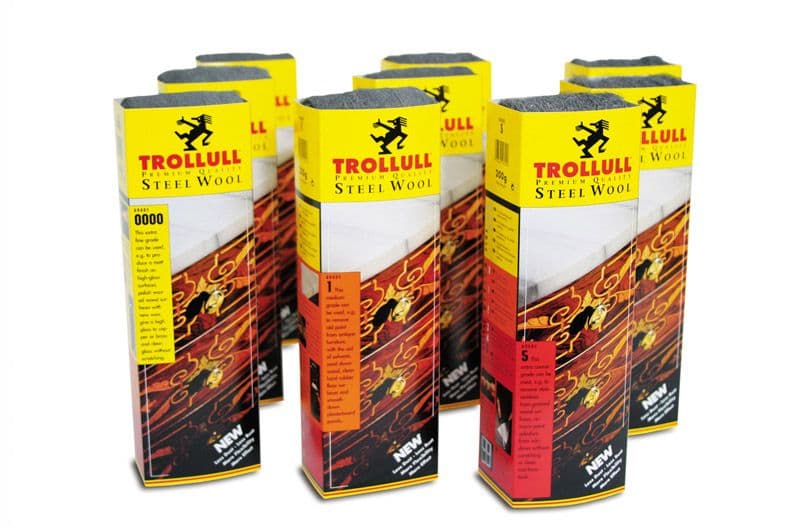 Trollull Steel Wool Grade 000 - 200g Sleeves