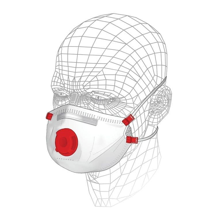 Vitrex Multi Purpose Respirator With Filter FFP3 - Single