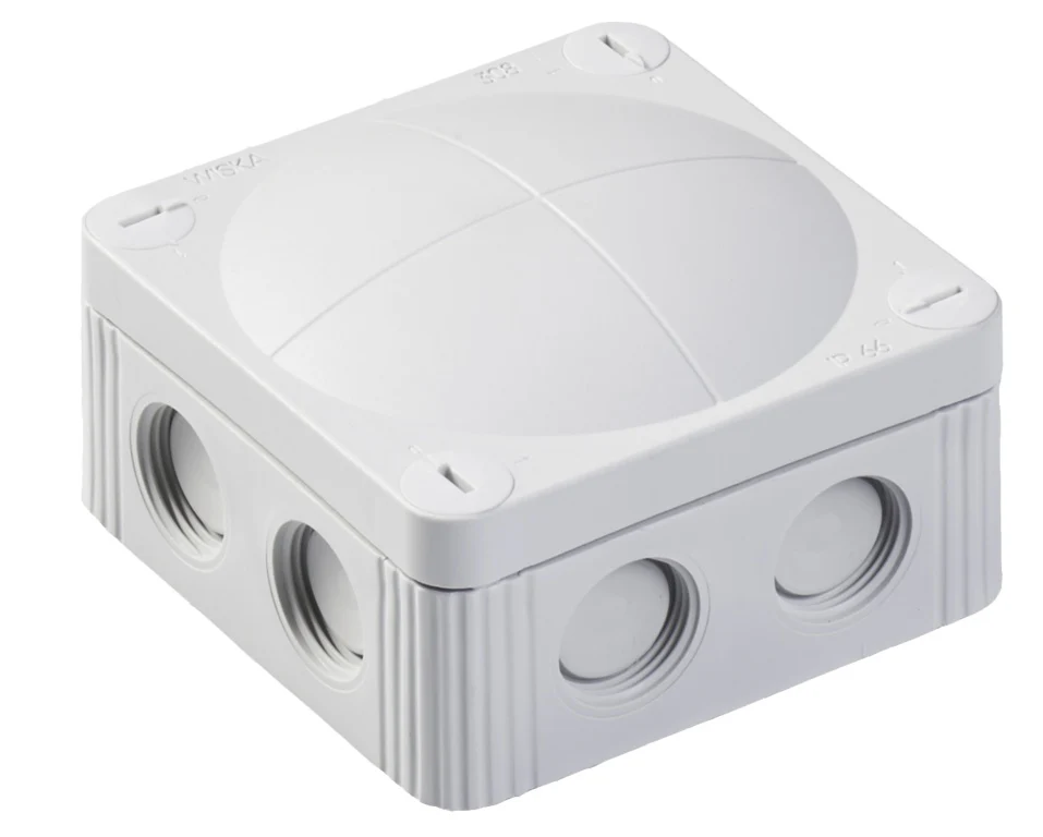 Wiska Combi 308/5 Junction Box - IP66/67 Grey