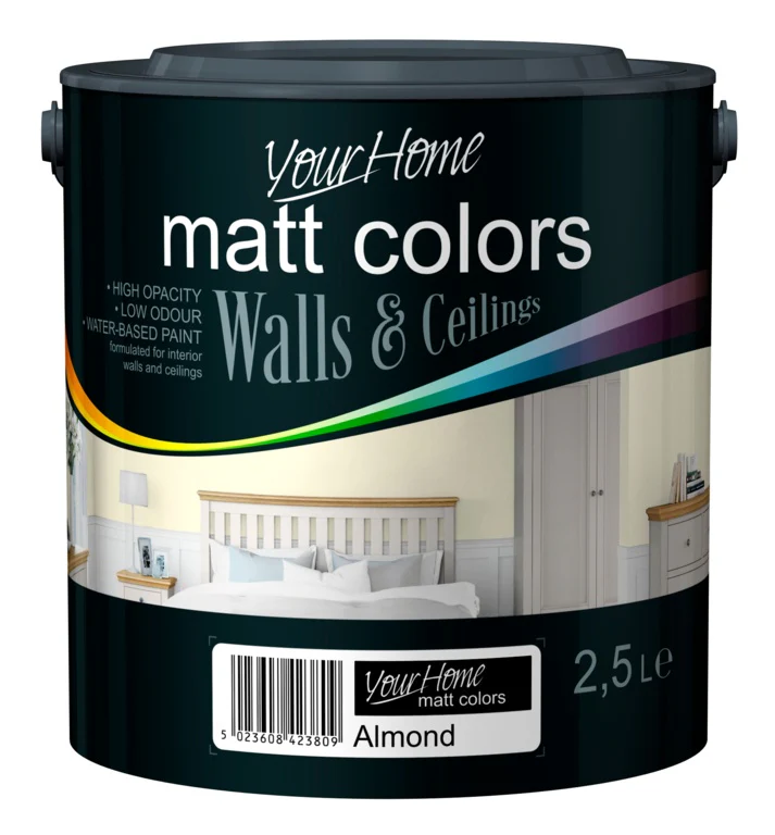 Your Home Matt Emulsion 2.5L - Almond