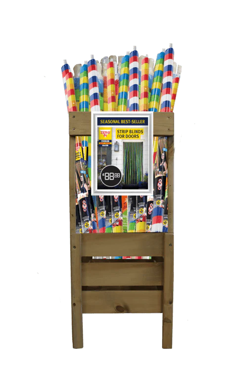 Zero In Strip Blinds For Doors - Display Unit of 90